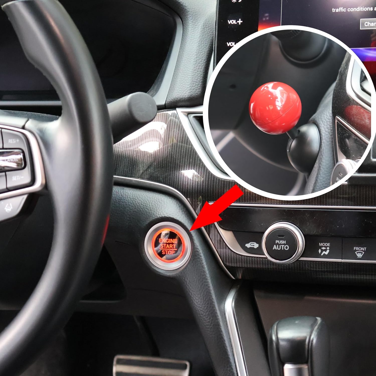 🔥LAST DAY 49% OFF - Car Push to Start Button Rocker