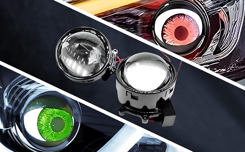 demon eye headlights devil eyes light for cars led eyes for car luces de ojos para carros headlight