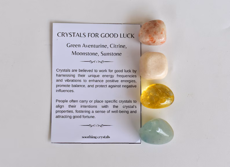 💕✨Bringing GOOD LUCK Crystals Set