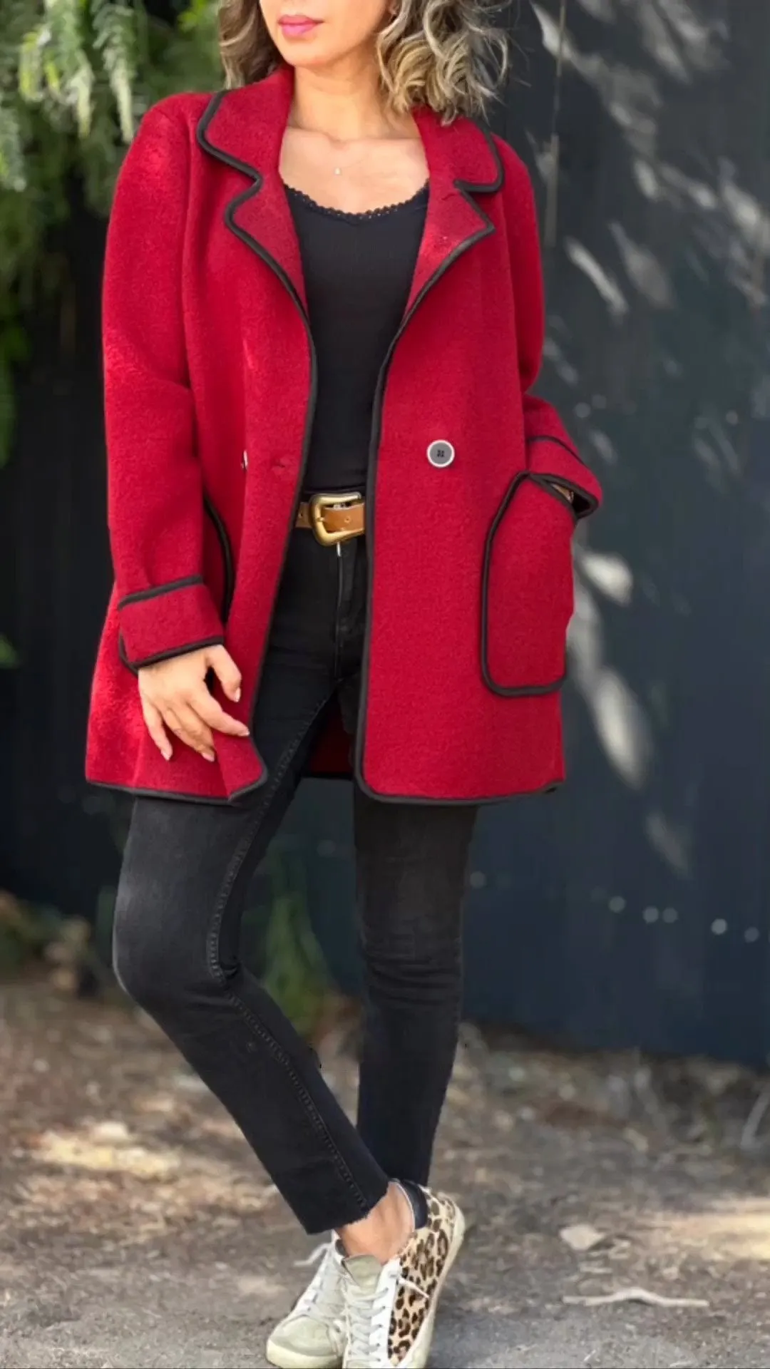 Women's Contrast Color Casual Jacket (Buy 2 Free Shipping)