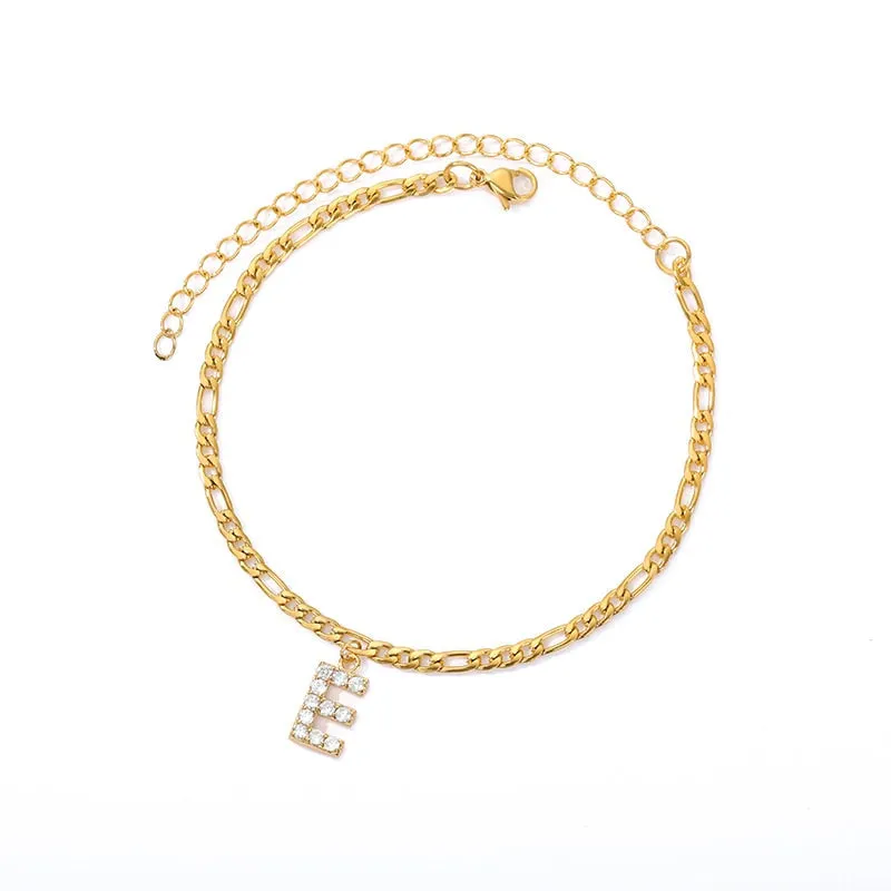 【Buy 1 Get 1 Free】Initial Anklet & Initial Rings