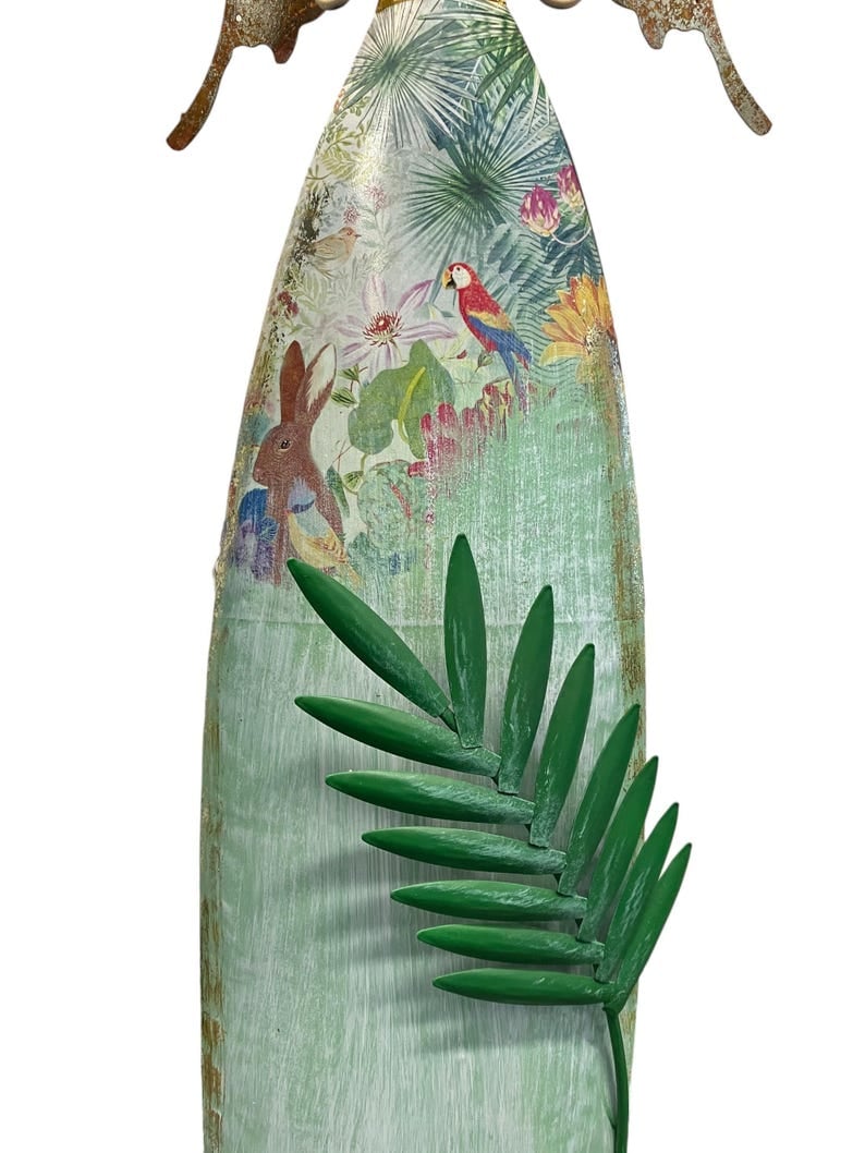 Whimsical Fairy Garden Metal Statues – Enchanted Angel Decor