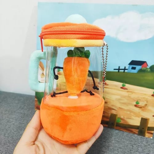 🥕 Carrot Squeezer Plush Doll – The Cutest Stress Reliever! 🧸