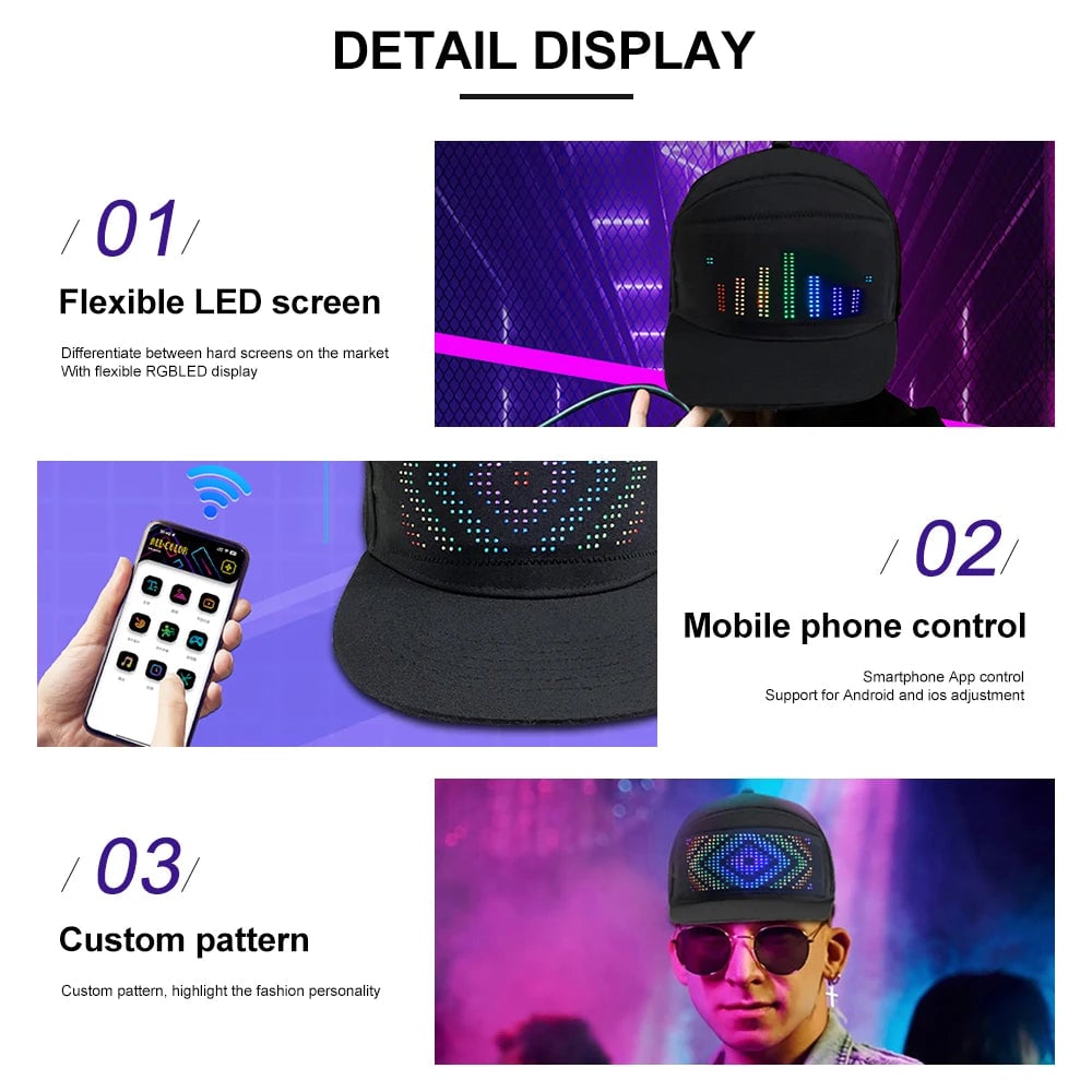 🔥🔥Last Day 49% OFF🎁LED Pixel CapScreen