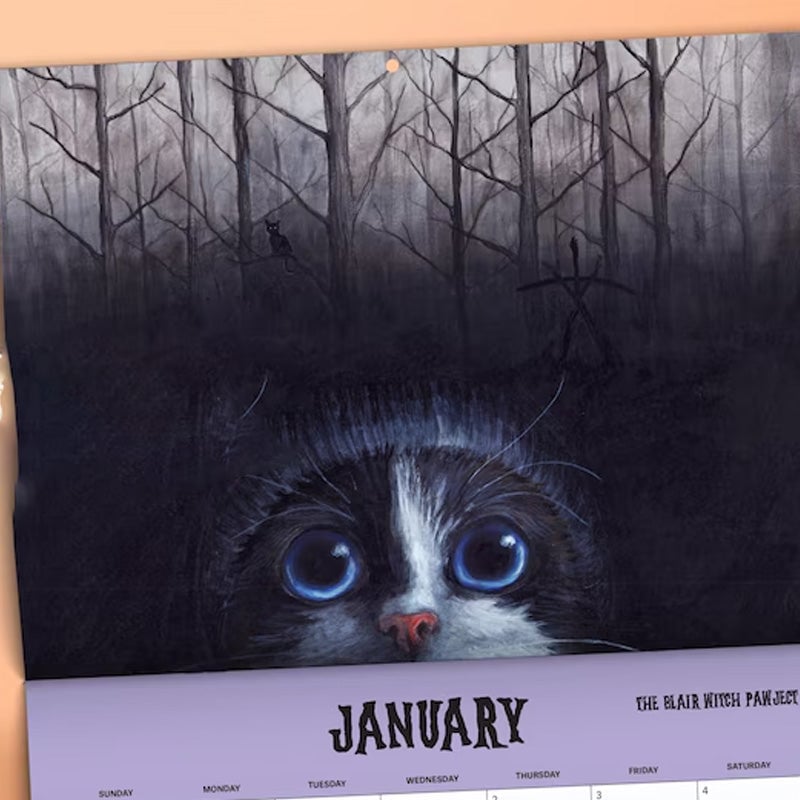 🔥LAST DAY SALE 50% OFF - 🐱Scaredy Cats 2025 Monthly Calendar