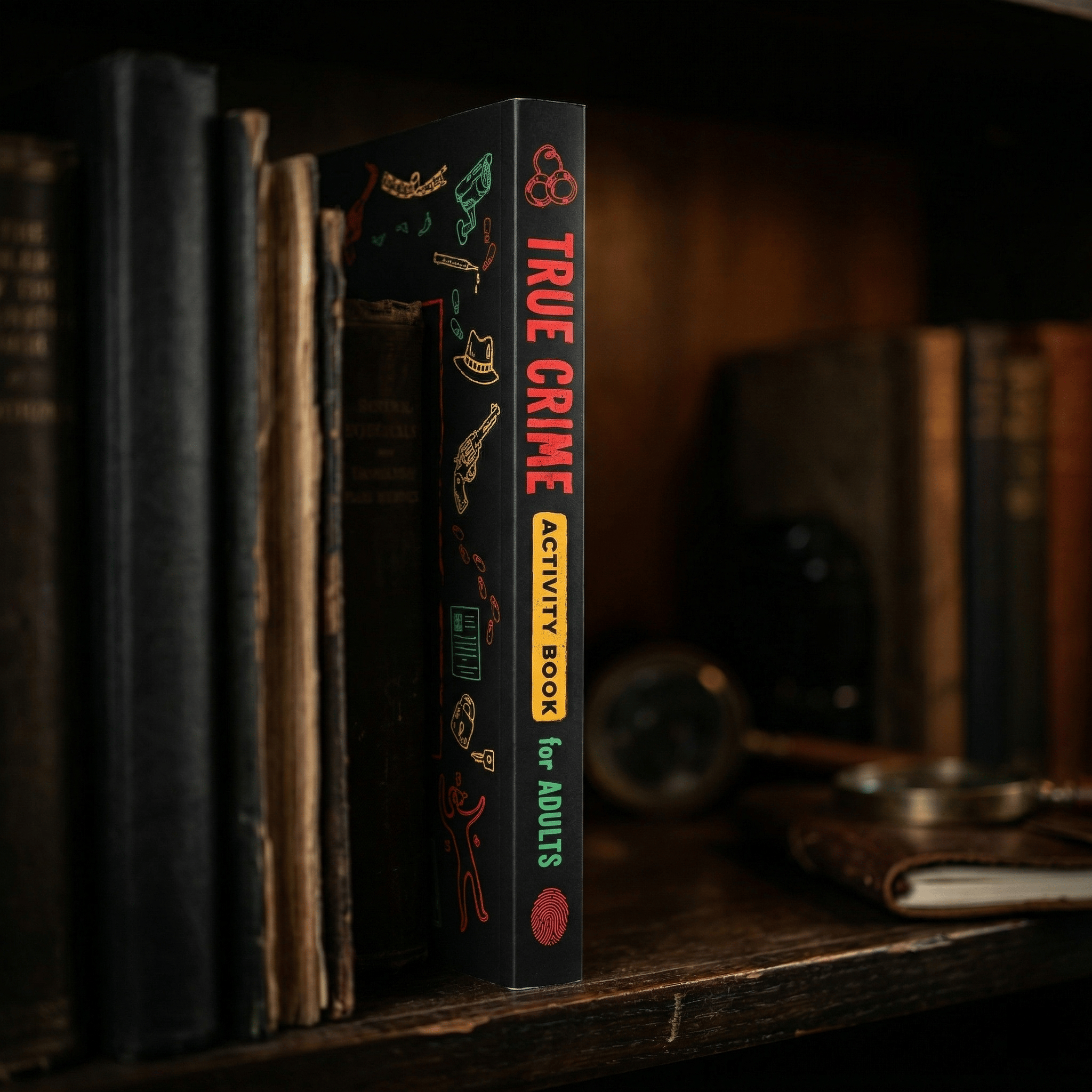 📚️True Crime Activity Book And Perfect Gift For Adults