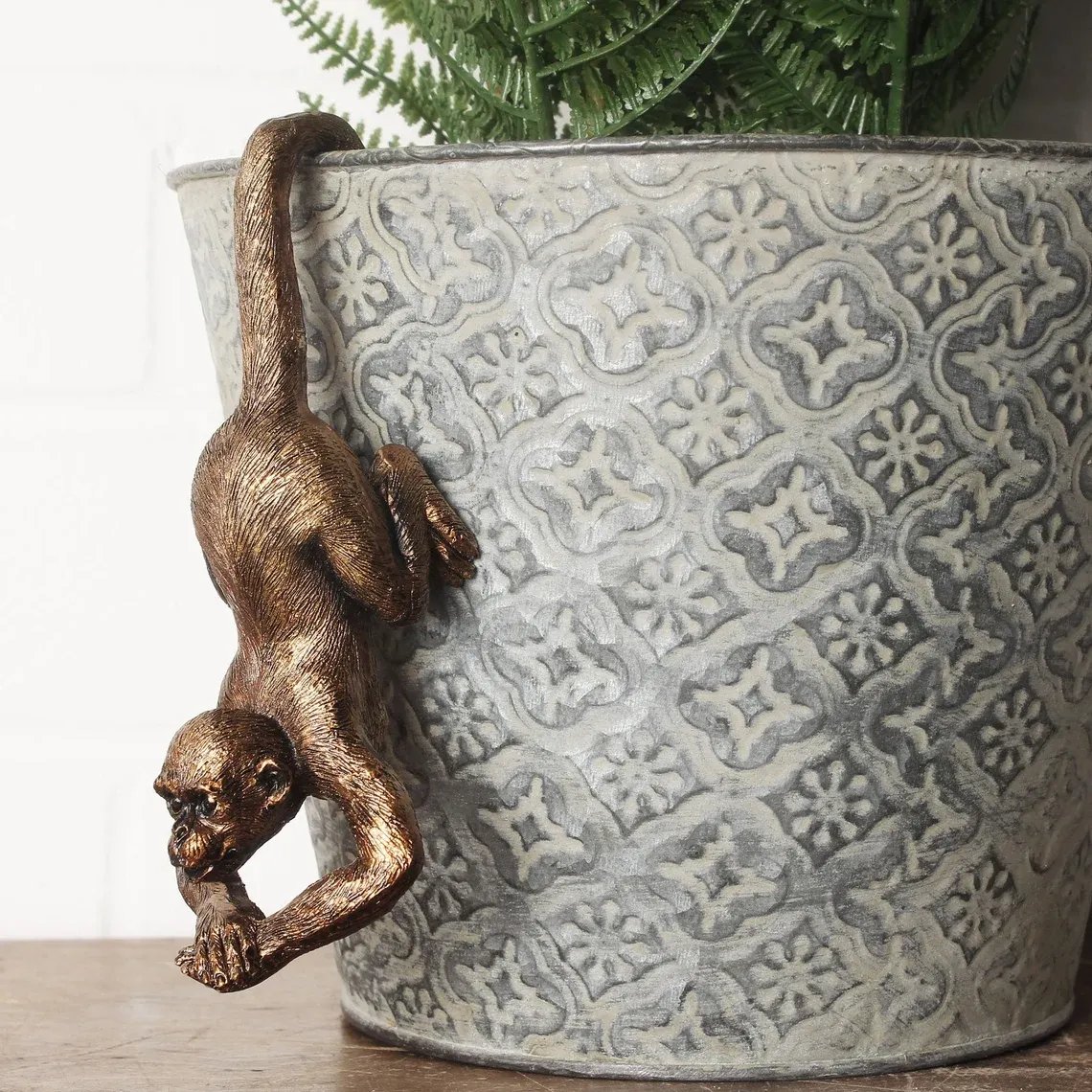 Cute potted plant decoration