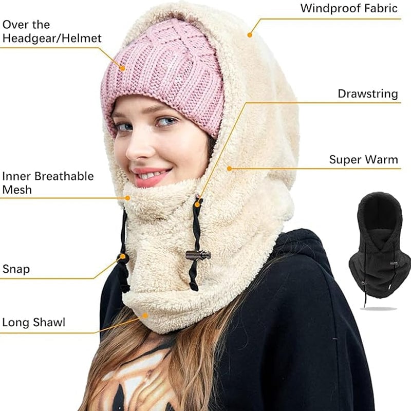 🔥The Best Christmas Gift🎁Sherpa Hood Ski Mask