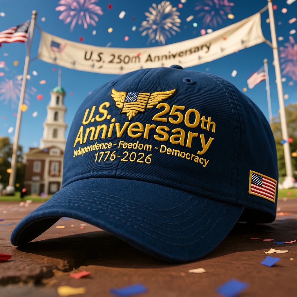 🏆#1 Bestselling- 🔥U.S. 250th Anniversary Retro Washed Cap