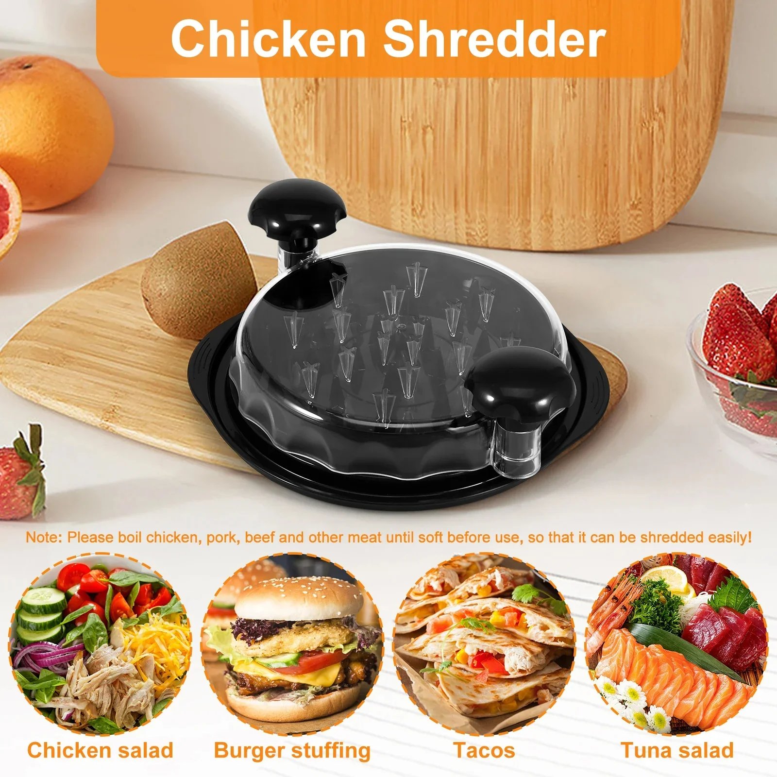 Professional Chicken Breast Shredder Tool Twist