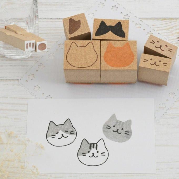 🔥LAST DAY 49% OFF - 🐱Handmade Cute Cat Face Stamp Kit (8 PCS)