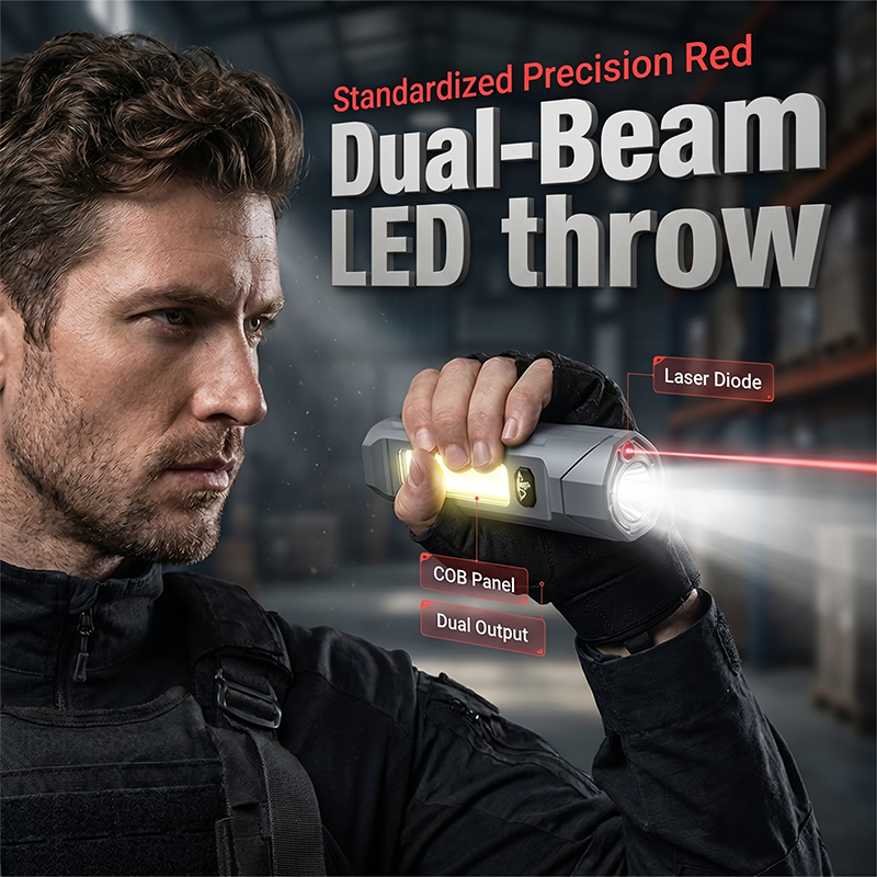 Infrared Laser Flashlight with COB Magnetic Base