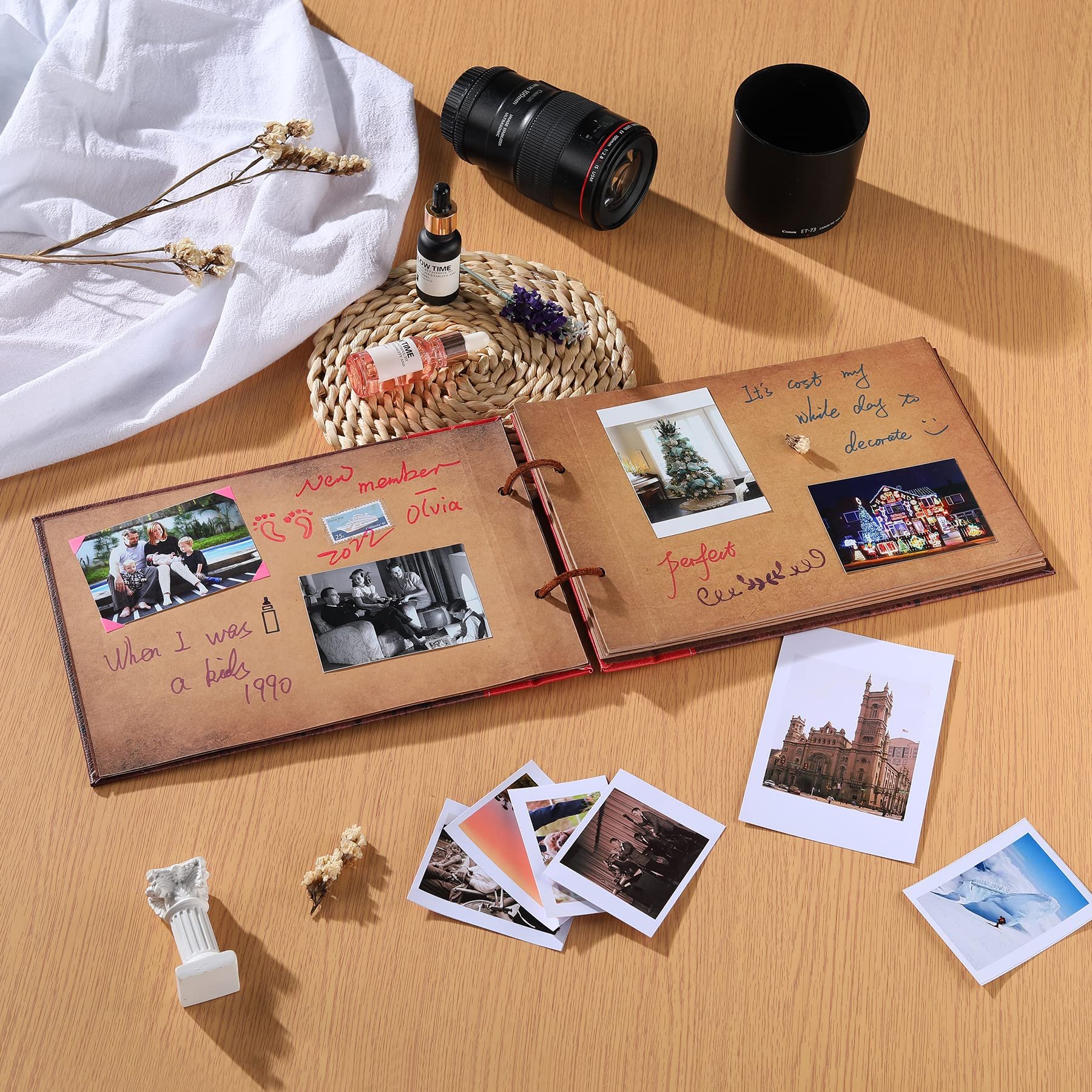 🔥LAST DAY 49% OFF - Vintage Adventure Travel Diary Photo Book Binder