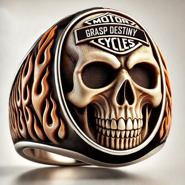 🔥Last day 49% off! - ☠️2025 New Style Gothic Skull Ring🎁BUY 2 FREE SHIPPING