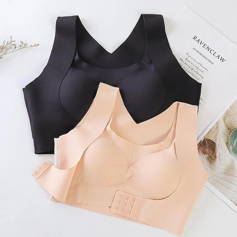 🎉LAST DAY SALE -60% OFF⚡Front Closure Cross-Back Wireless Posture Bra