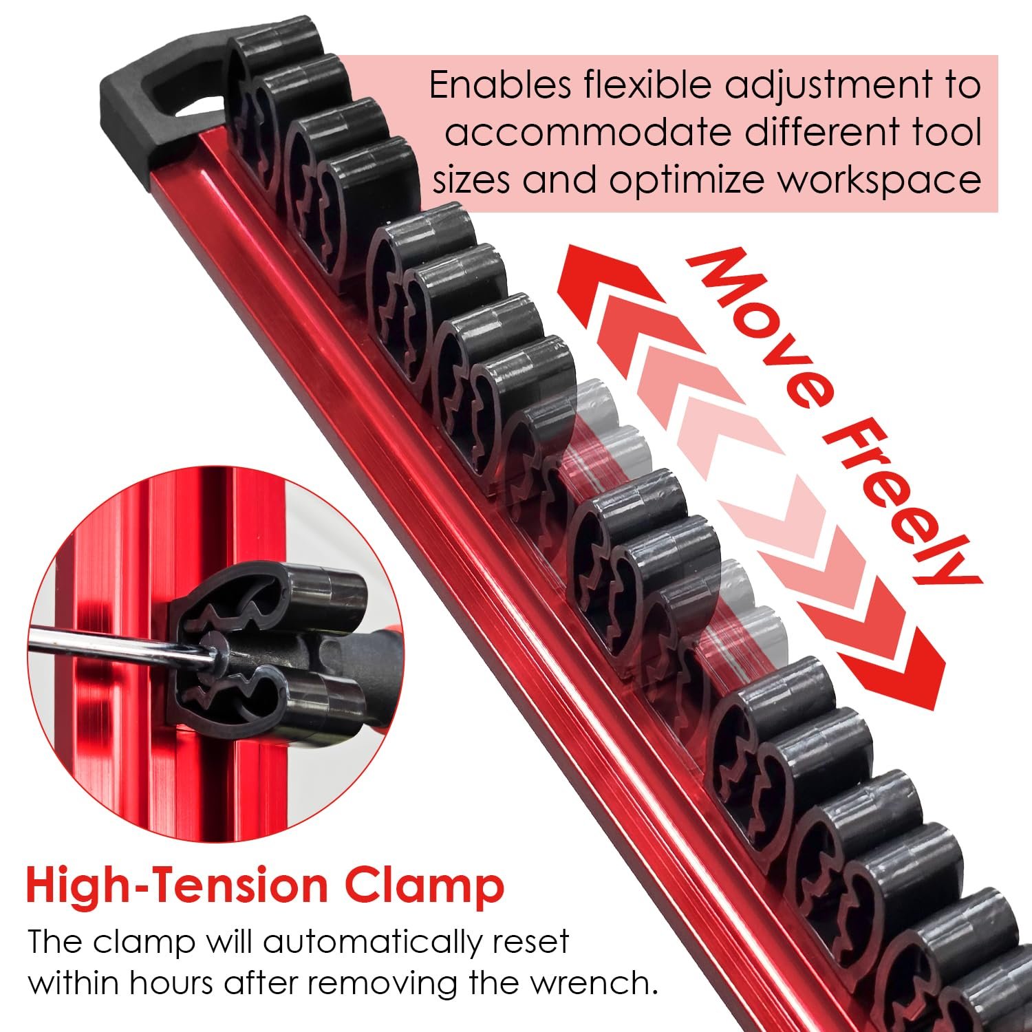 🧲🛠️Magnetic Wrench and Screwdriver Organizer – Tool Organizer for Workshop & Garage