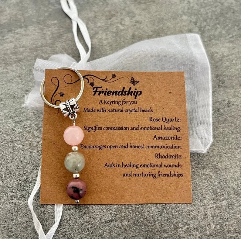 🔥LAST DAY 50% OFF - 🌟Natural crystal keychain 🌟
