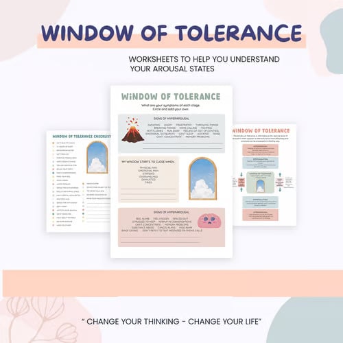 🧠Trauma therapy anxiety coping skill worksheets🔥BUY 2 FREE SHIPPING