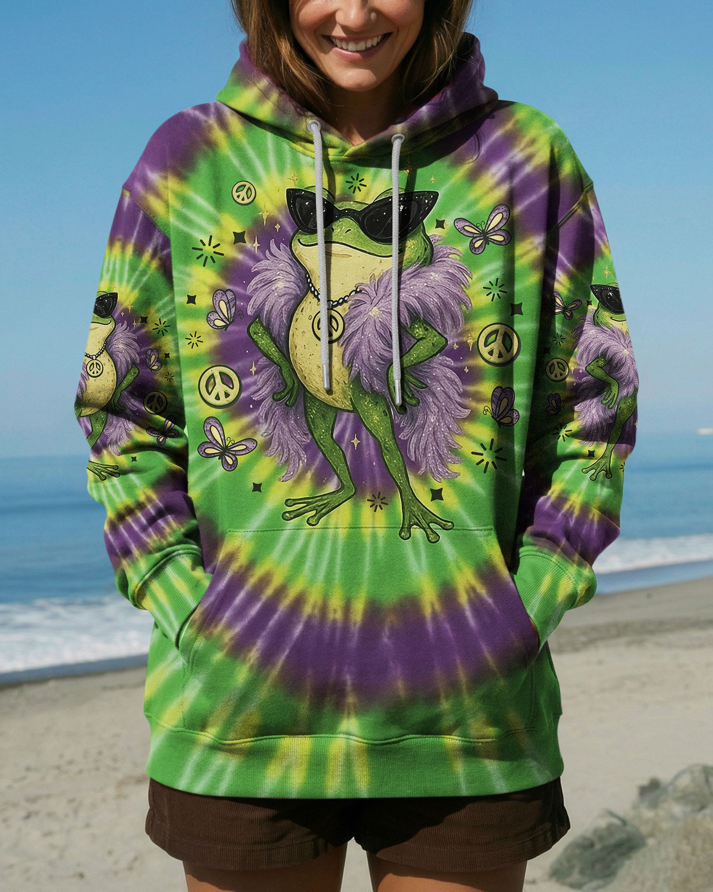 FROG OFF I'M FABULOUS SWIRL ALL OVER PRINT - TLNO2712251