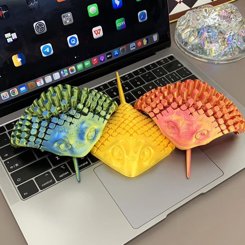 🔥LAST DAY 50% OFF - 💥3D Printed Manta Ray Fidget Toy