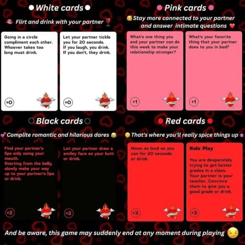 RISKY LOVERS - 150 Spicy Dares & Questions for Your Date Night