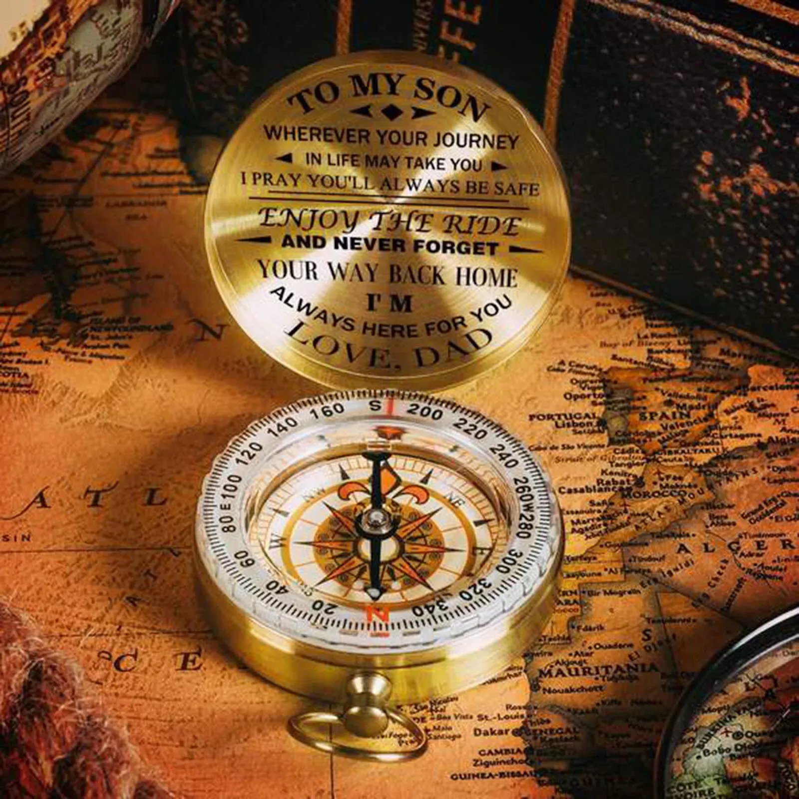 🎁Christmas Gift-🧭Enjoy The Ride - Compass