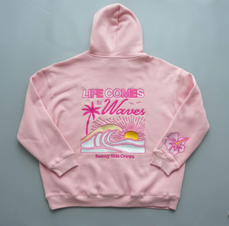 Life Comes In Waves Hoodie