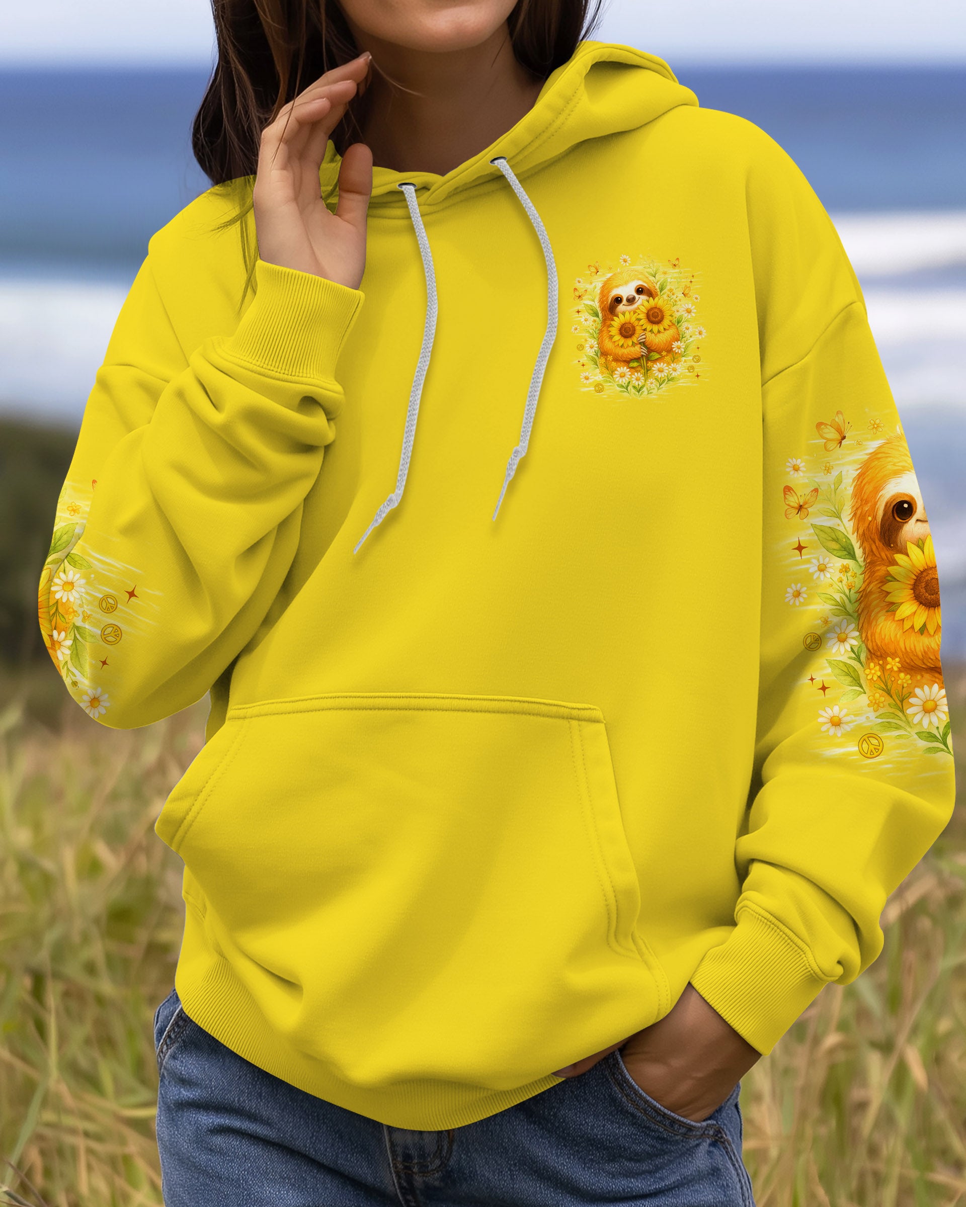 JUST BREATHE SLOTH ALL OVER PRINT - TLNZ0509253
