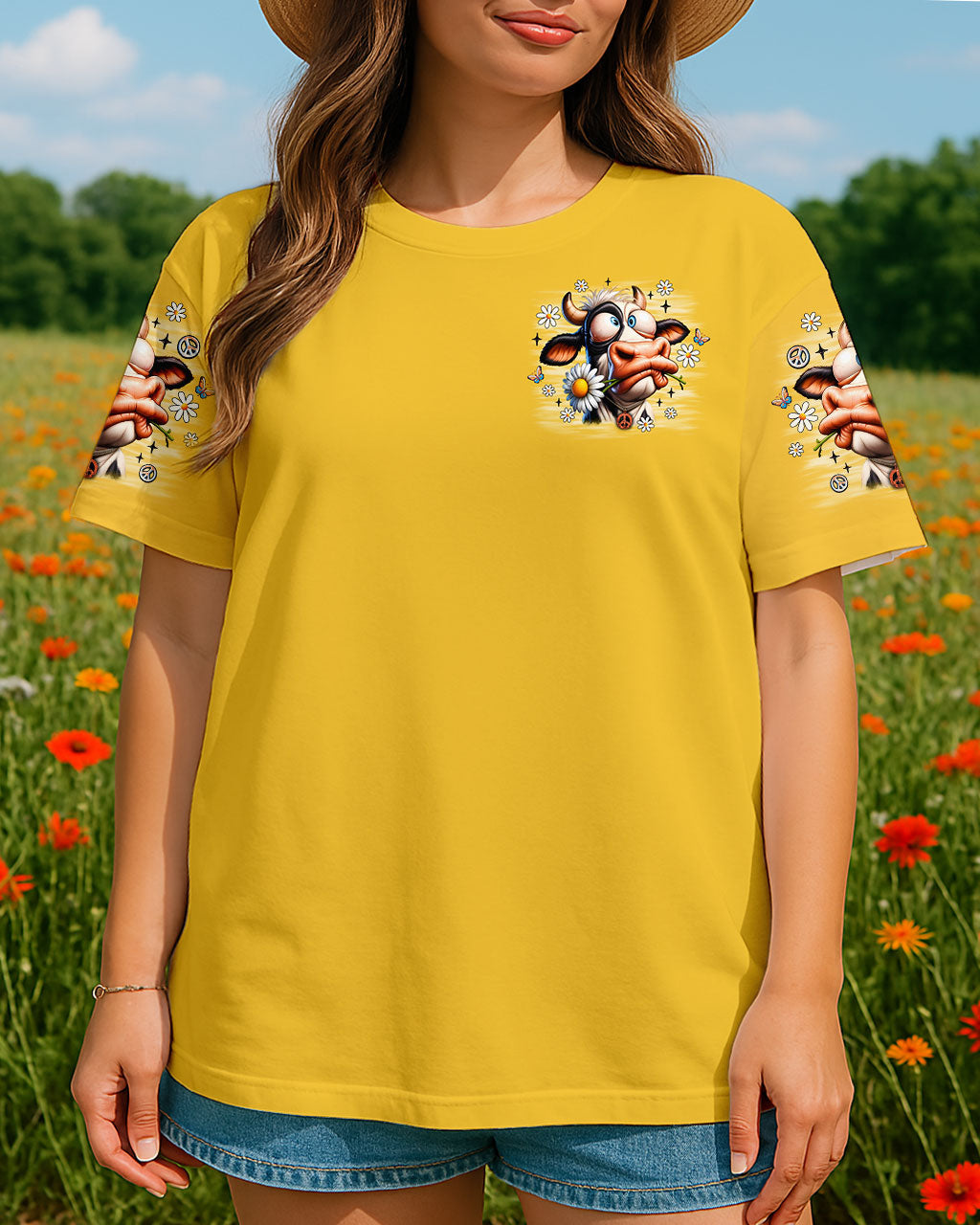 DID I ROLL MY EYES OUT LOUD COW ALL OVER PRINT - TLNO1407251