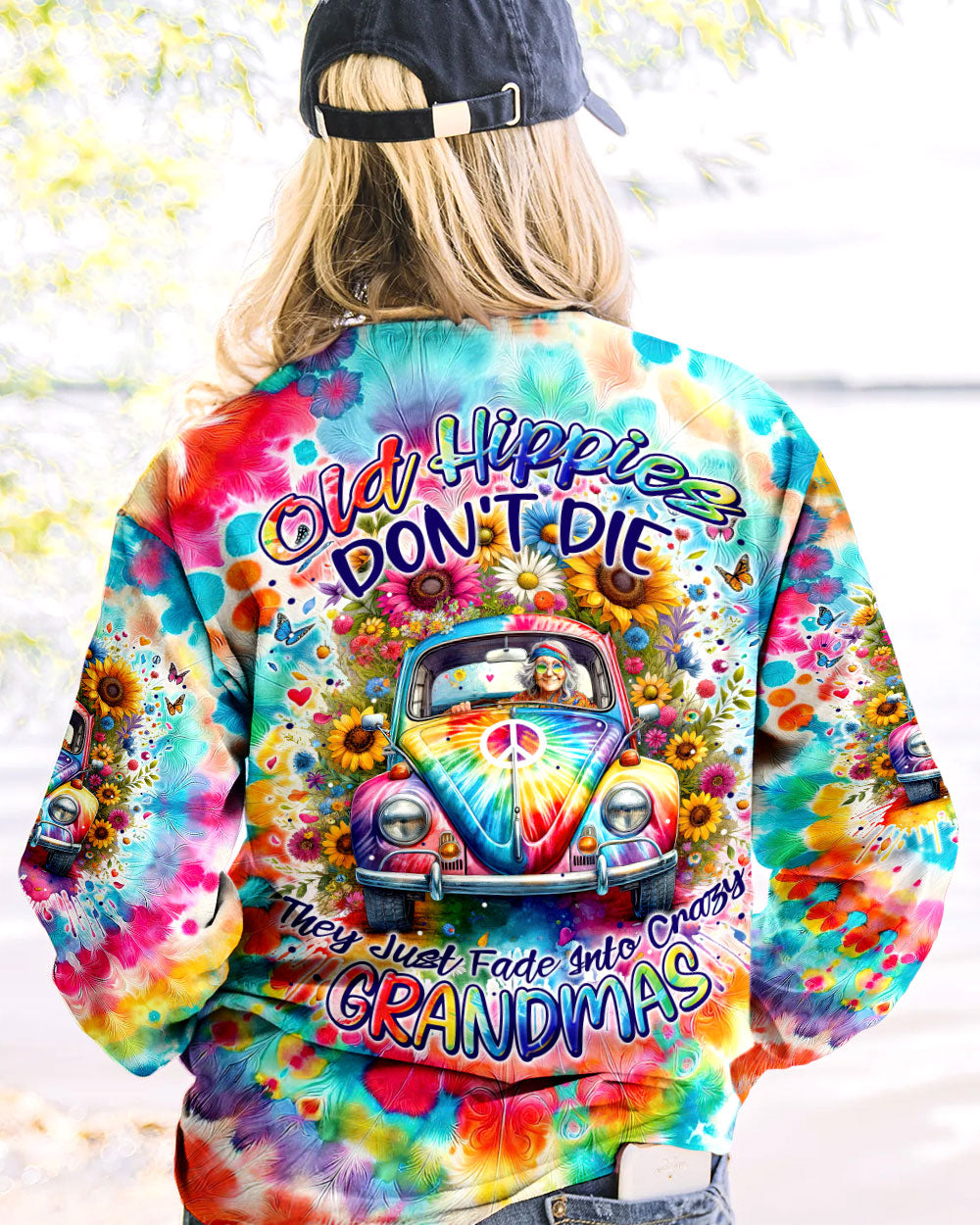 OLD HIPPIES TIE DYE ALL OVER PRINT - TYTM2304241