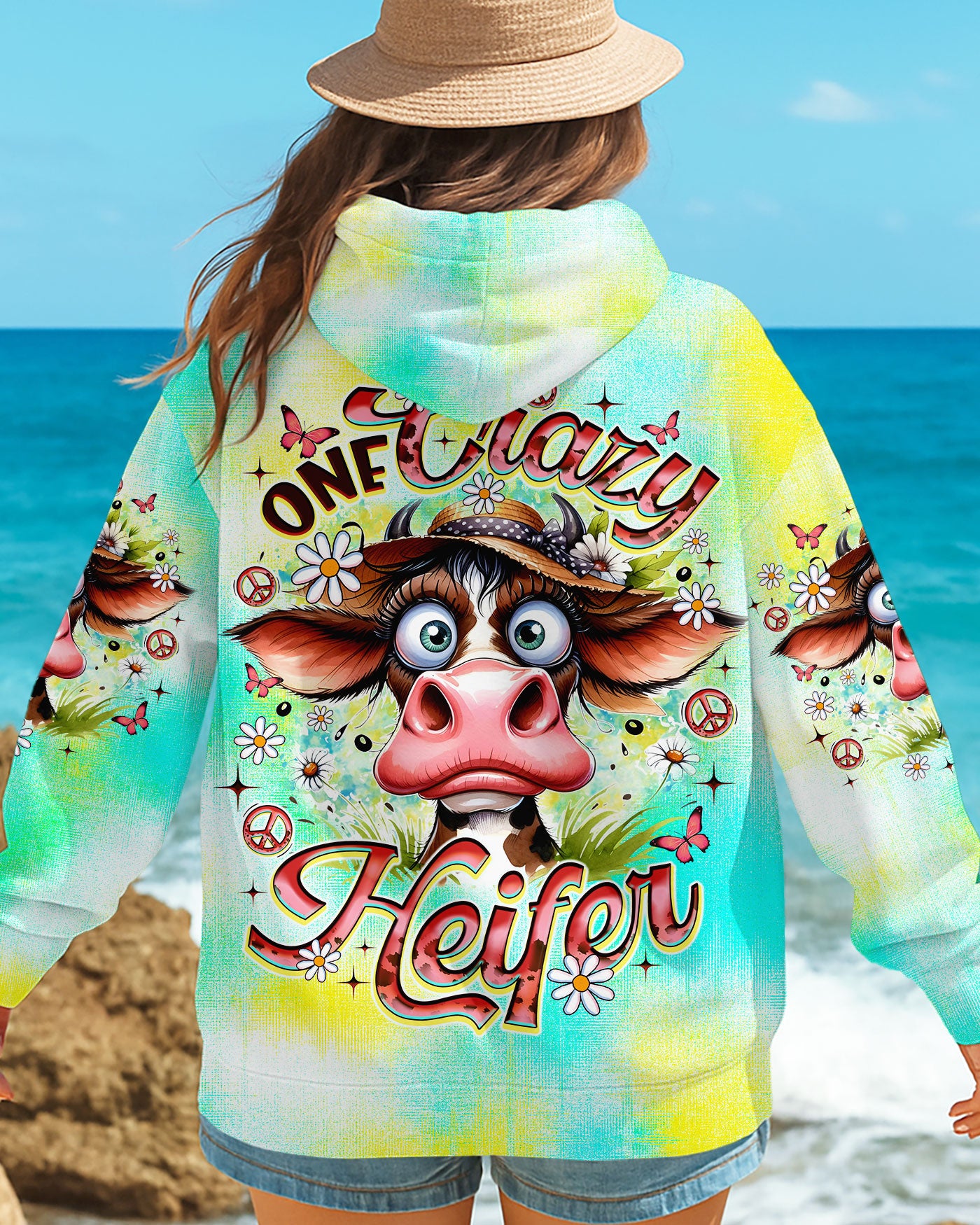 ONE CRAZY HEIFER ALL OVER PRINT - TLNO1908251