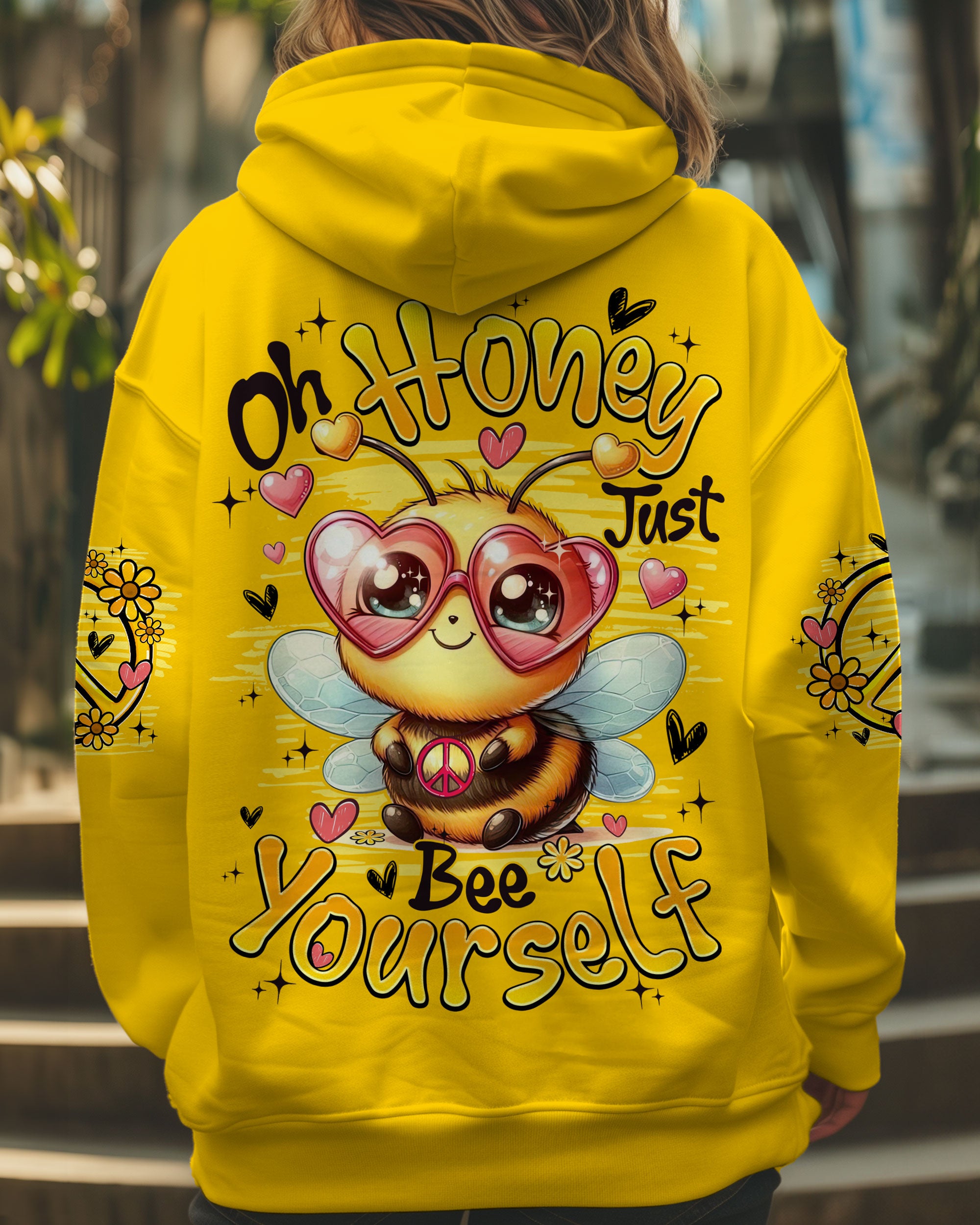OH HONEY JUST BEE YOURSELF ALL OVER PRINT - TYQY1406253