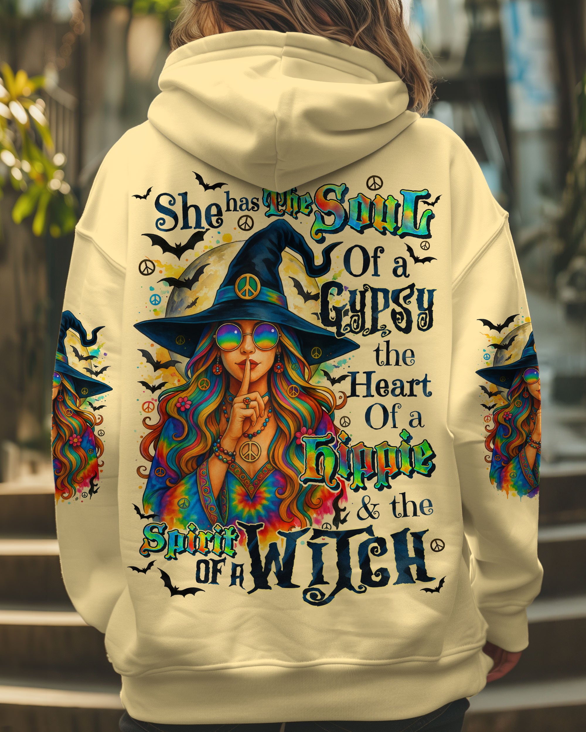 SPIRIT OF A WITCH HALLOWEEN HIPPIE ALL OVER PRINT - TYPQ1706252