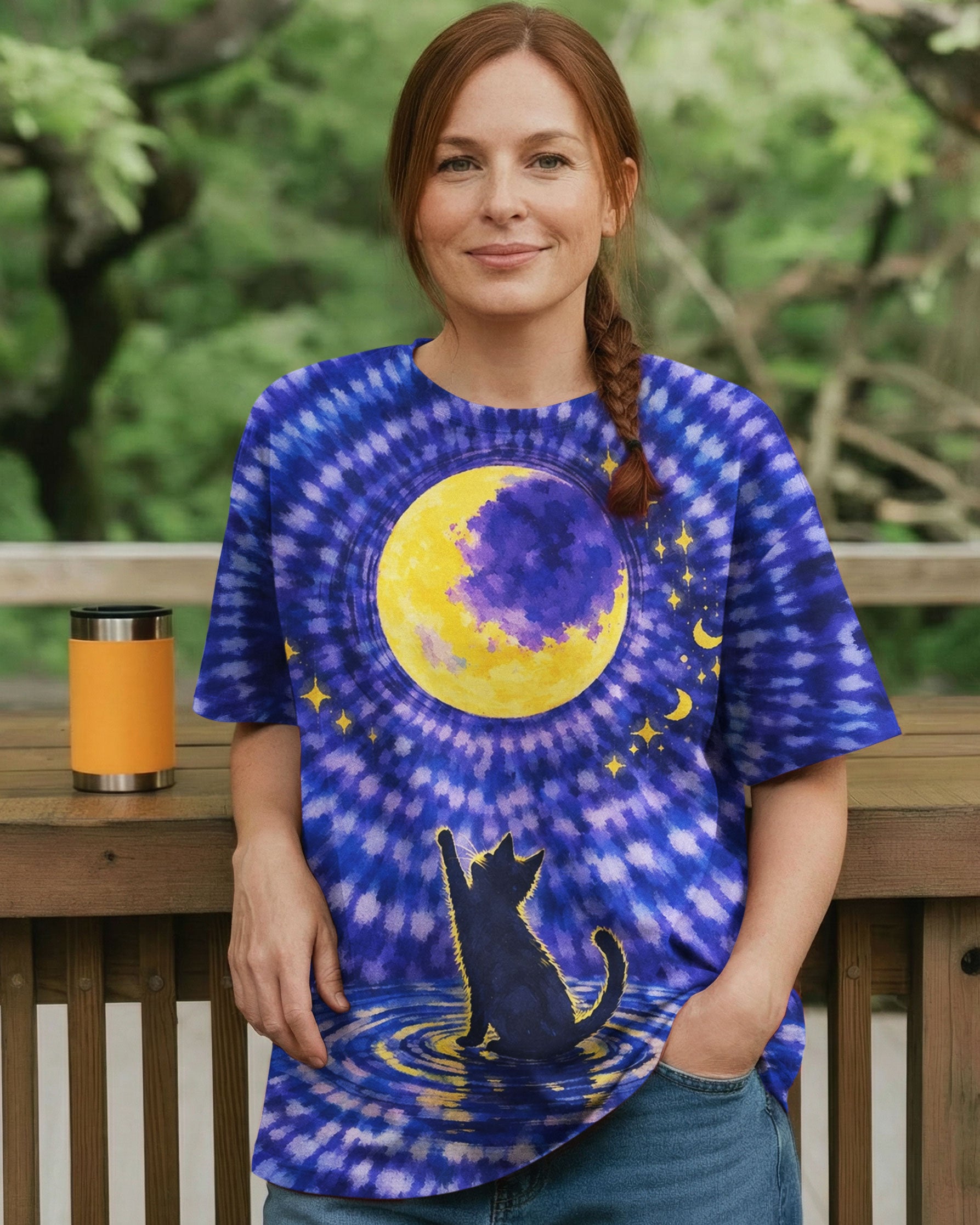 STAY WILD MOON CHILD  MOON CAT ALL OVER PRINT - TLNO1202261