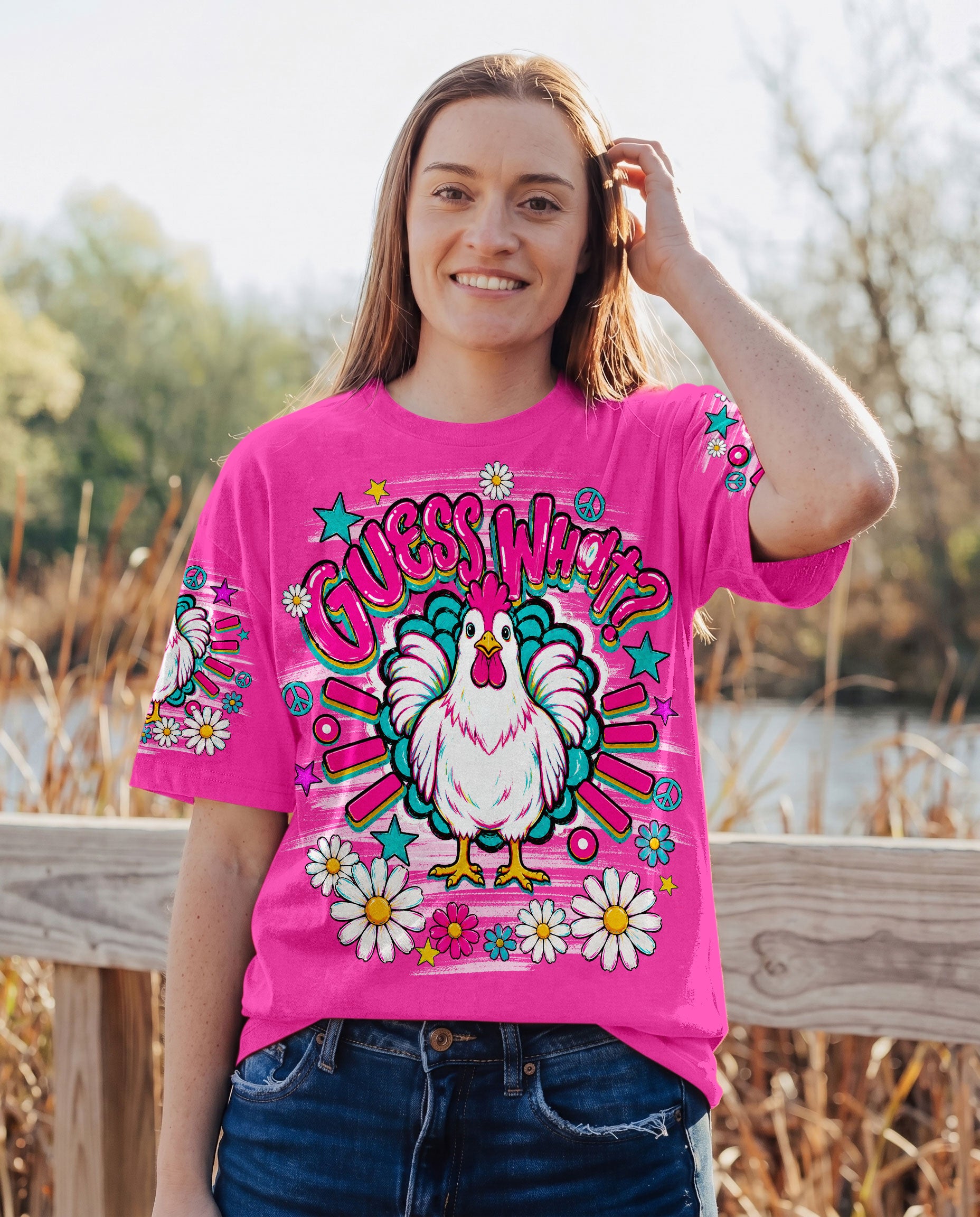 GUESS WHAT CHICKEN ALL OVER PRINT - TLNO0805262