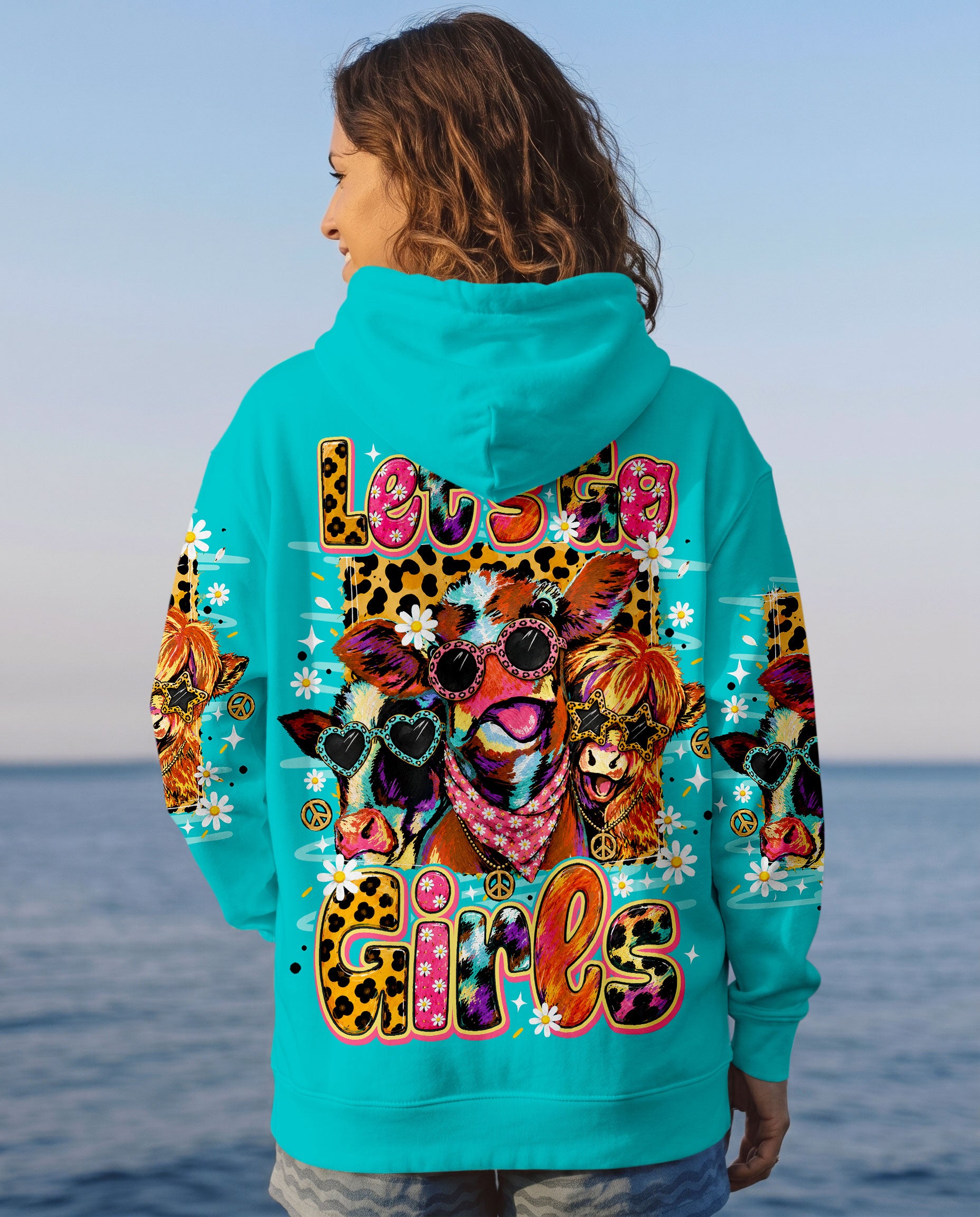 LET'S GO GIRLS COW ALL OVER PRINT - TLNO1806261