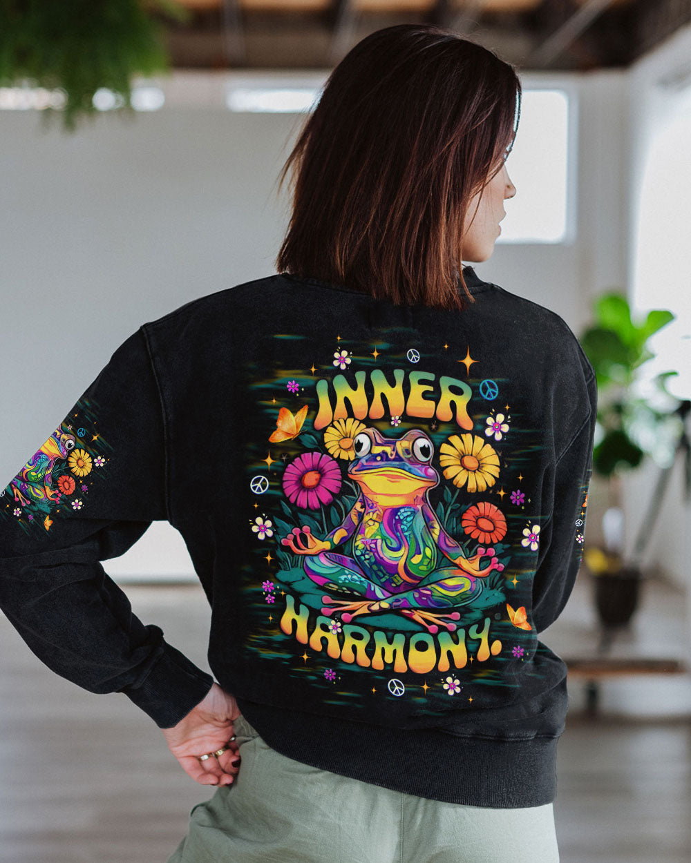 INNER HARMONY FROG ALL OVER PRINT - TLTW1501254