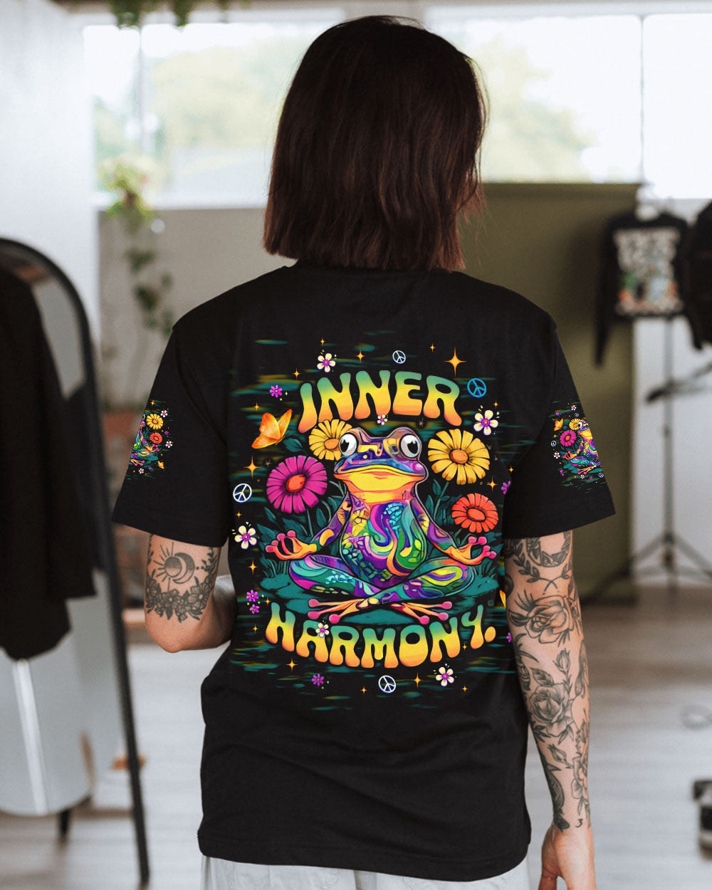 INNER HARMONY FROG ALL OVER PRINT - TLTW1501254