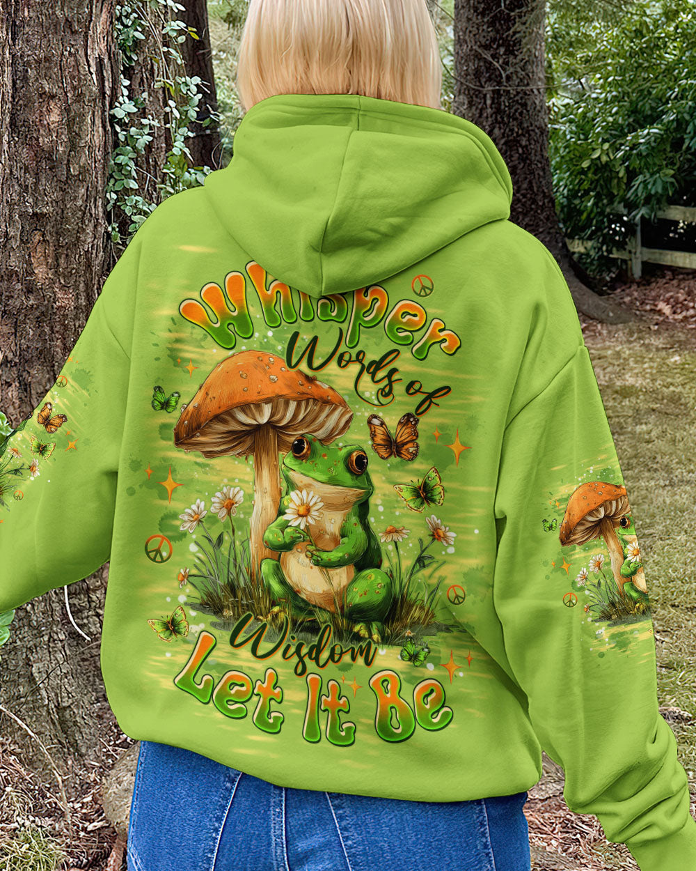 WHISPER WORDS OF WISDOM LET IT BE FROG  ALL OVER PRINT  - TLTW0511254