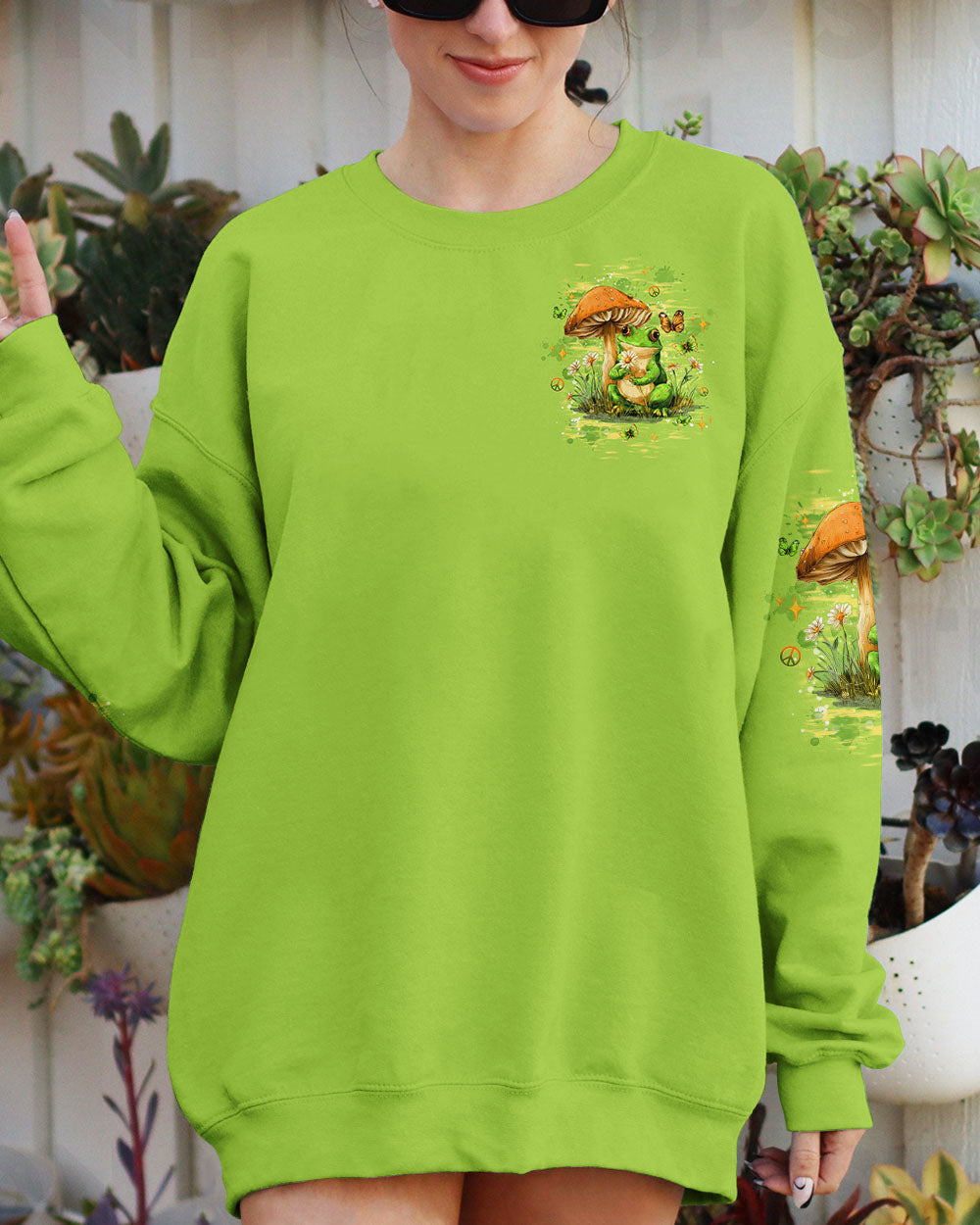WHISPER WORDS OF WISDOM LET IT BE FROG  ALL OVER PRINT  - TLTW0511254