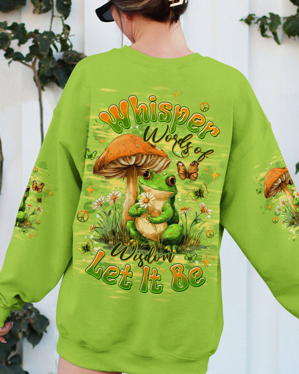 WHISPER WORDS OF WISDOM LET IT BE FROG  ALL OVER PRINT  - TLTW0511254