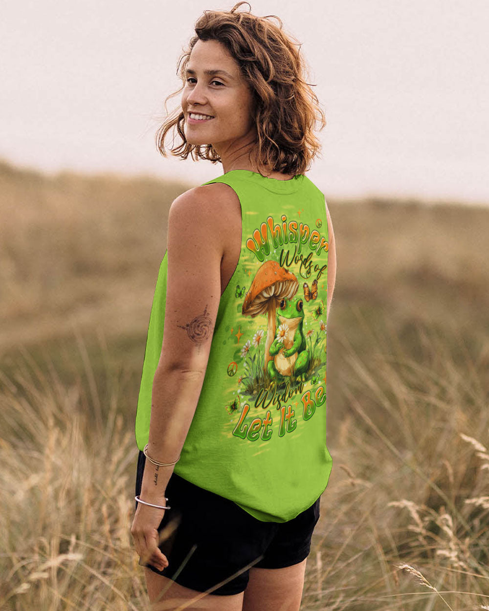 WHISPER WORDS OF WISDOM LET IT BE FROG  ALL OVER PRINT  - TLTW0511254