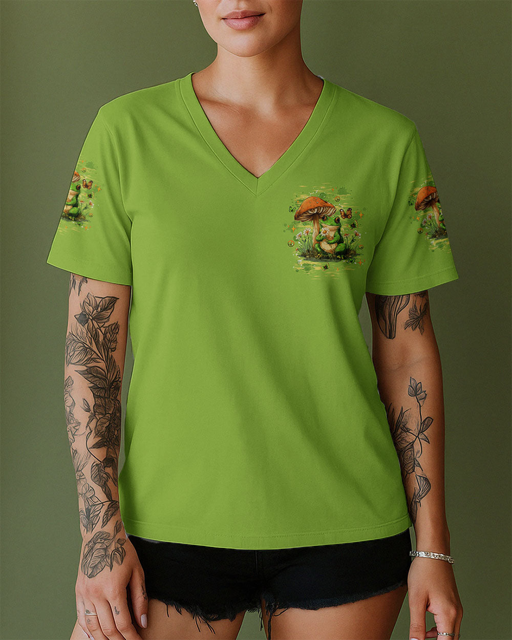 WHISPER WORDS OF WISDOM LET IT BE FROG  ALL OVER PRINT  - TLTW0511254