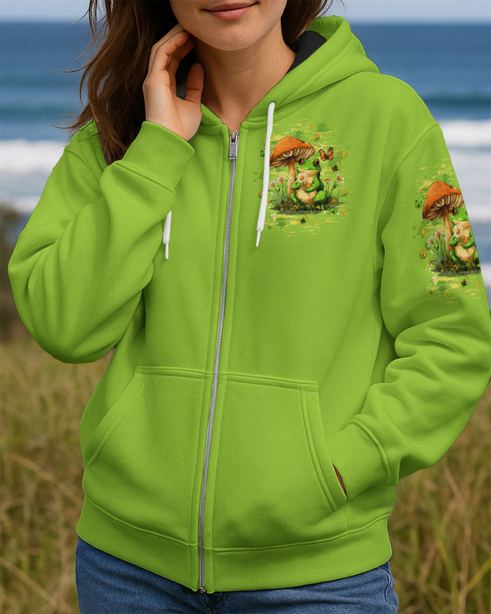 WHISPER WORDS OF WISDOM LET IT BE FROG  ALL OVER PRINT  - TLTW0511254