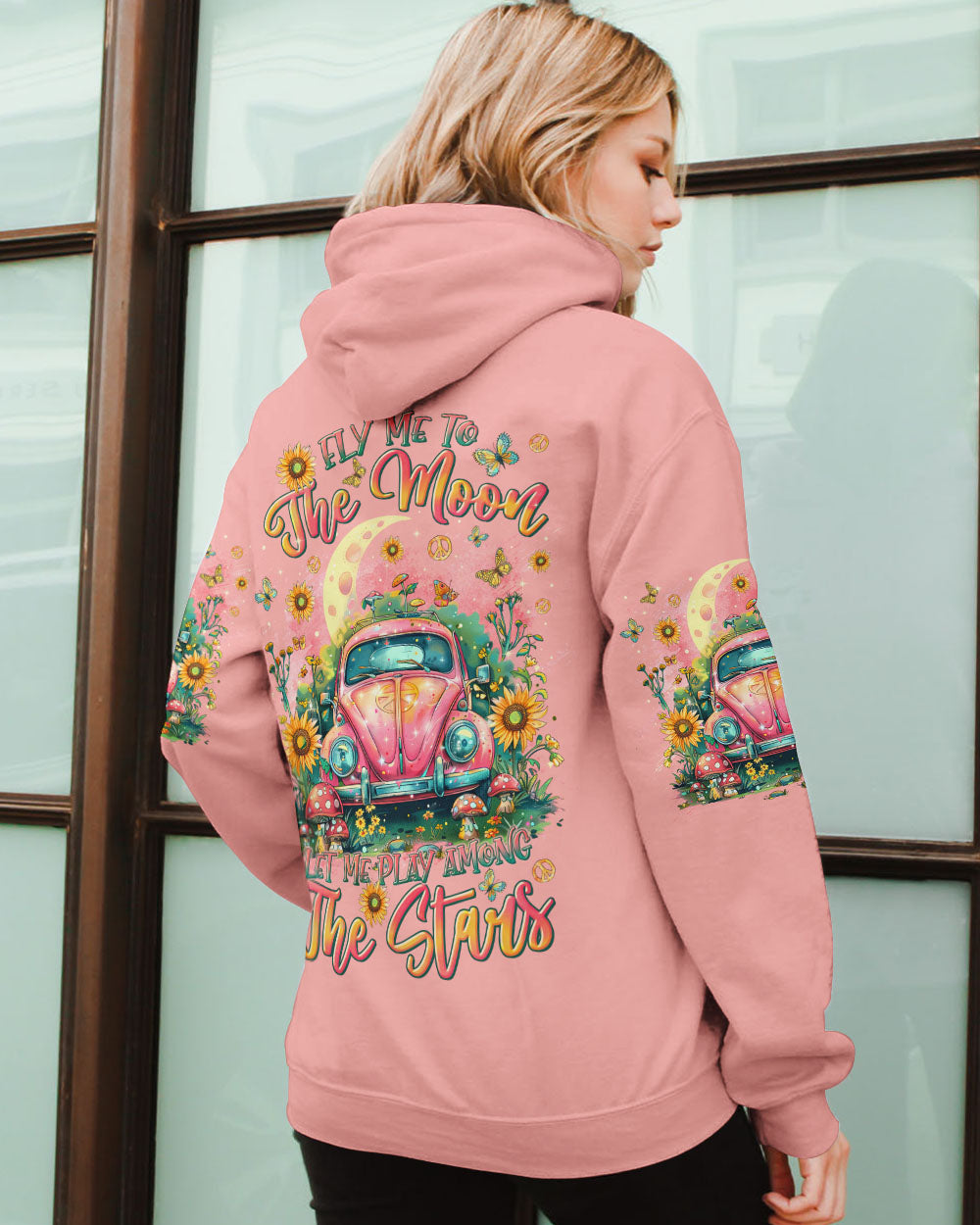 FLY ME TO THE MOON CAR ALL OVER PRINT   - TLTR2611242
