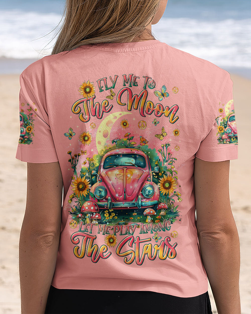 FLY ME TO THE MOON CAR ALL OVER PRINT   - TLTR2611242