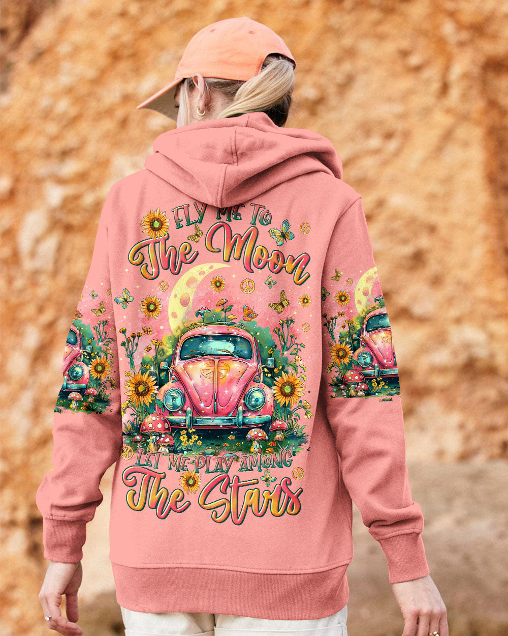FLY ME TO THE MOON CAR ALL OVER PRINT   - TLTR2611242
