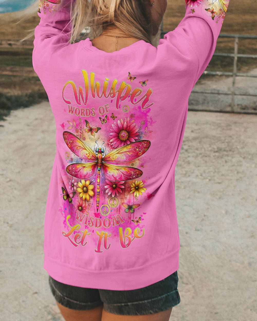 WHISPER WORDS OF WISDOM DRAGONFLY ALL OVER PRINT - TLNZ2712234