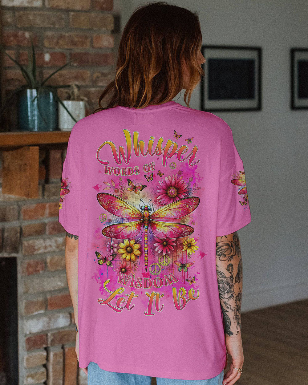 WHISPER WORDS OF WISDOM DRAGONFLY ALL OVER PRINT - TLNZ2712234