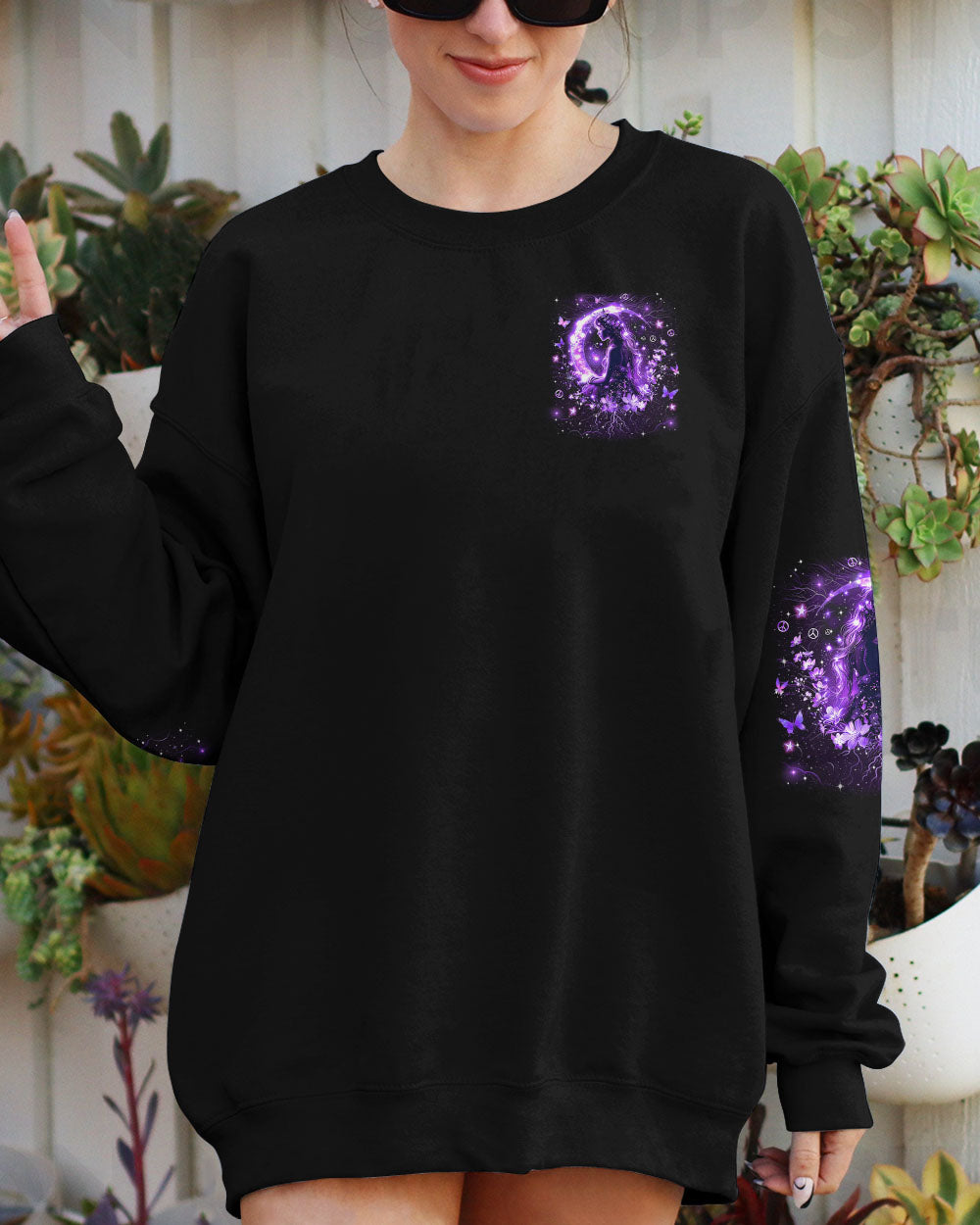 SOME GIRLS ARE JUST BORN WITH HIPPIE SOULS ALL OVER PRINT - YHDU2511244
